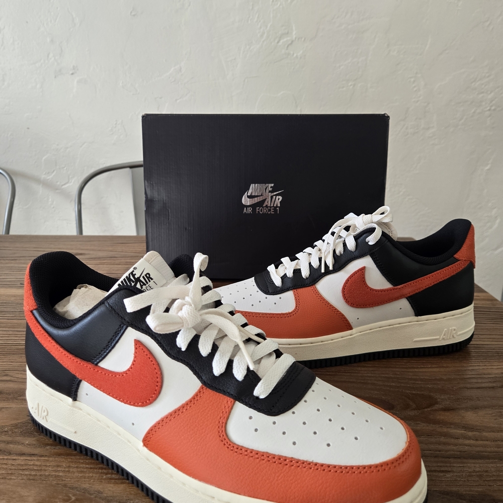 Nike Air Force 1 Low '07 LV8 Black Vintage Coral Phantom - HQ4987-010  10 New - Picture 6 of 11